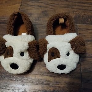 Infant puppy slippers size 4